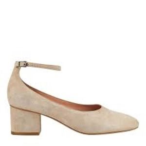 Sigerson Morrison Kairos Block Heel Suede Mary Janes
